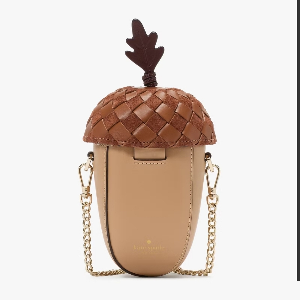 Kate Spade 3d Acorn Crossbody, Brown Multi - Picture 5 of 5